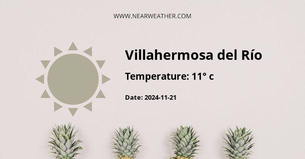 Weather in Villahermosa del Río