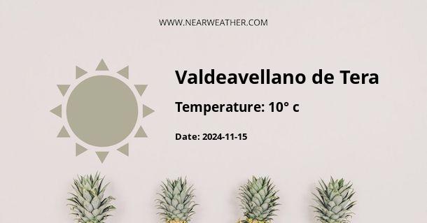 Weather in Valdeavellano de Tera