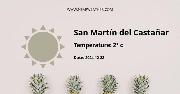 Weather in San Martín del Castañar