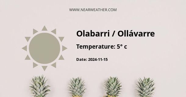 Weather in Olabarri / Ollávarre