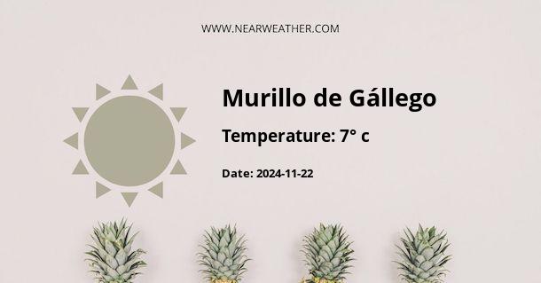 Weather in Murillo de Gállego