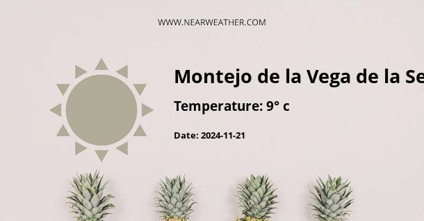 Weather in Montejo de la Vega de la Serrezuela