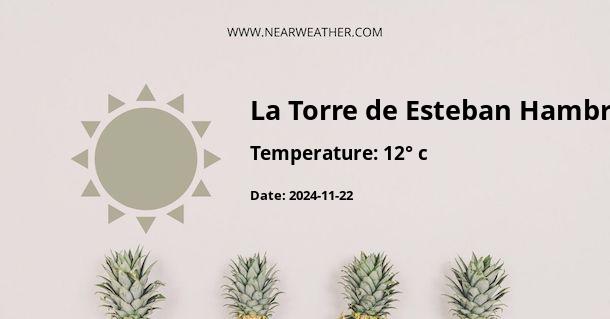 Weather in La Torre de Esteban Hambrán