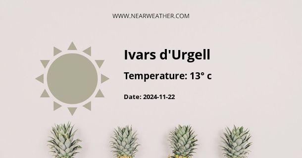 Weather in Ivars d'Urgell