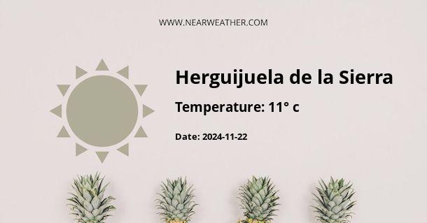 Weather in Herguijuela de la Sierra