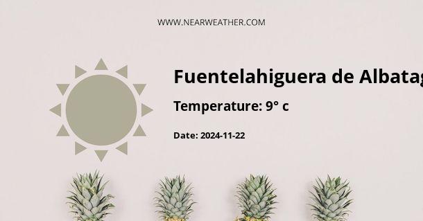 Weather in Fuentelahiguera de Albatages