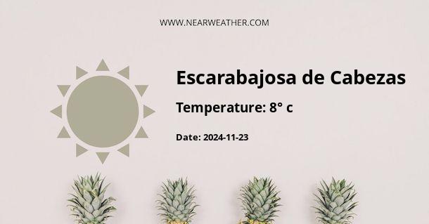 Weather in Escarabajosa de Cabezas