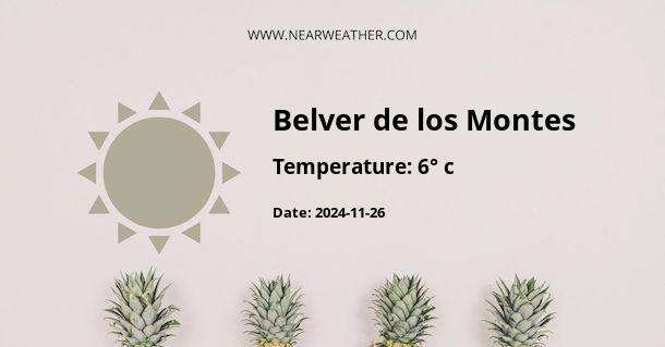 Weather in Belver de los Montes