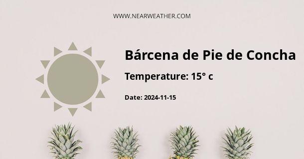 Weather in Bárcena de Pie de Concha