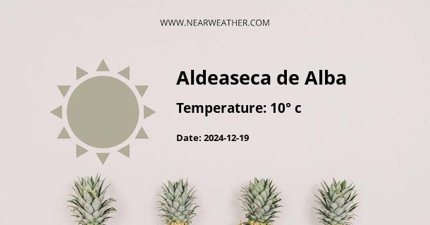 Weather in Aldeaseca de Alba