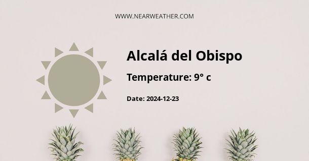 Weather in Alcalá del Obispo