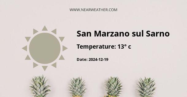 Weather in San Marzano sul Sarno