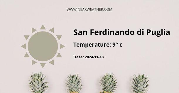 Weather in San Ferdinando di Puglia