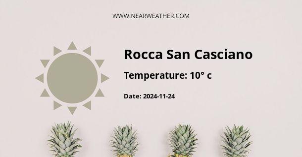 Weather in Rocca San Casciano