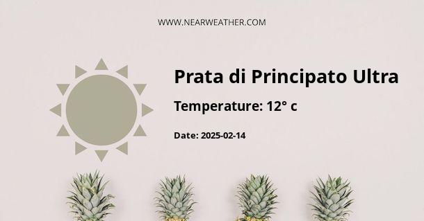 Weather in Prata di Principato Ultra