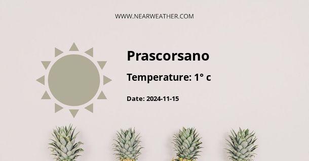 Weather in Prascorsano