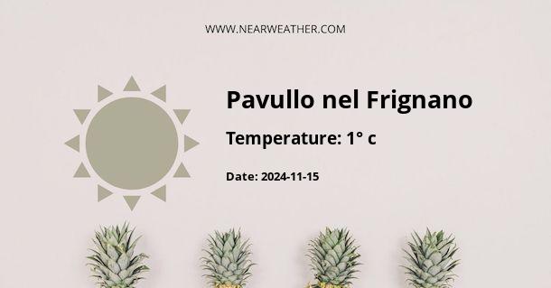 Weather in Pavullo nel Frignano