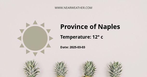 Weather in Province of Naples