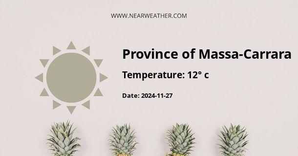 Weather in Province of Massa-Carrara