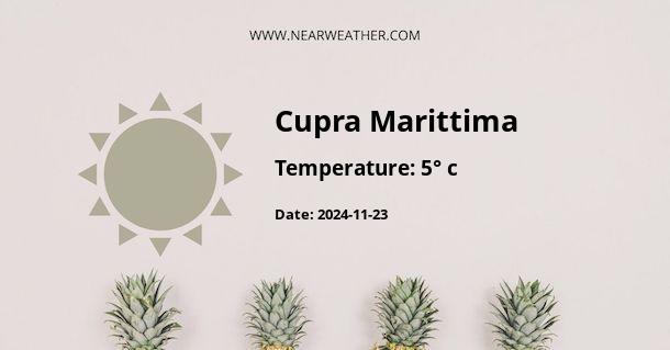 Weather in Cupra Marittima