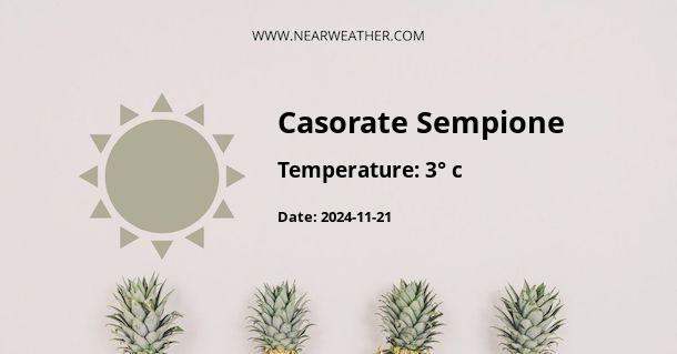 Weather in Casorate Sempione