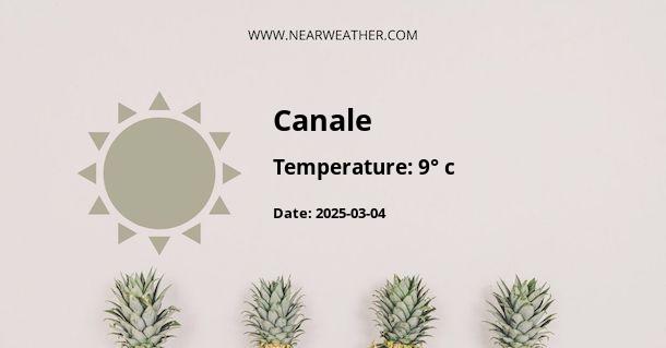 Weather in Canale