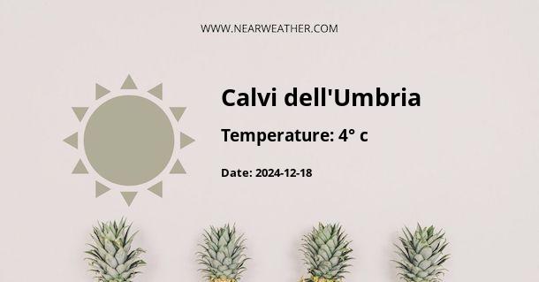 Weather in Calvi dell'Umbria