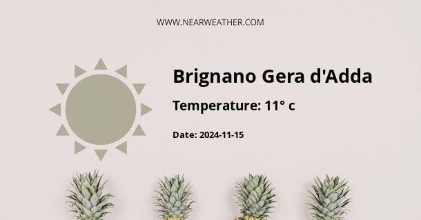 Weather in Brignano Gera d'Adda