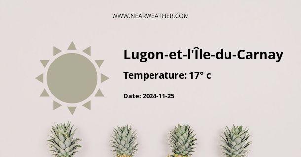 Weather in Lugon-et-l'Île-du-Carnay