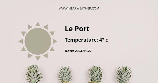 Weather in Le Port