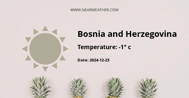 Weather in Bosnia and Herzegovina