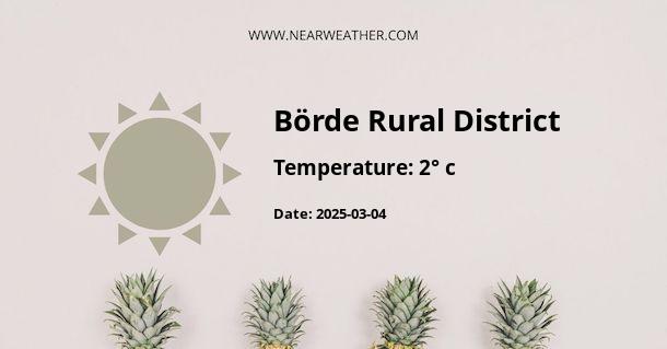 Weather in Börde Rural District