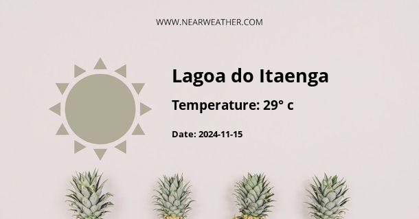 Weather in Lagoa do Itaenga