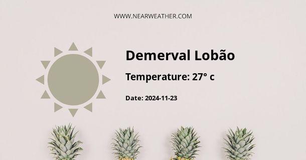 Weather in Demerval Lobão