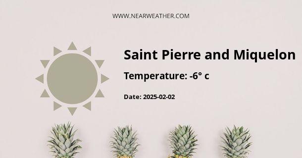 Weather in Saint Pierre and Miquelon