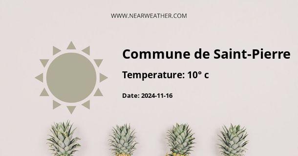 Weather in Commune de Saint-Pierre