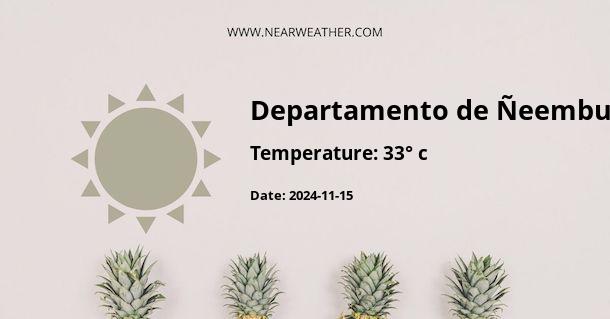 Weather in Departamento de Ñeembucú