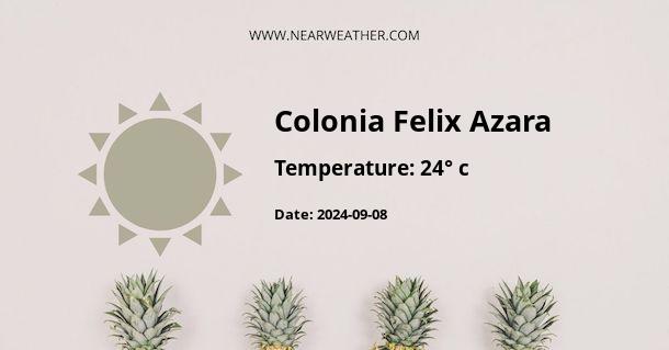 Weather in Colonia Felix Azara