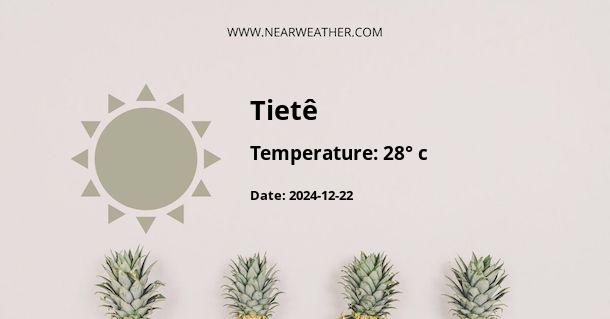 Weather in Tietê