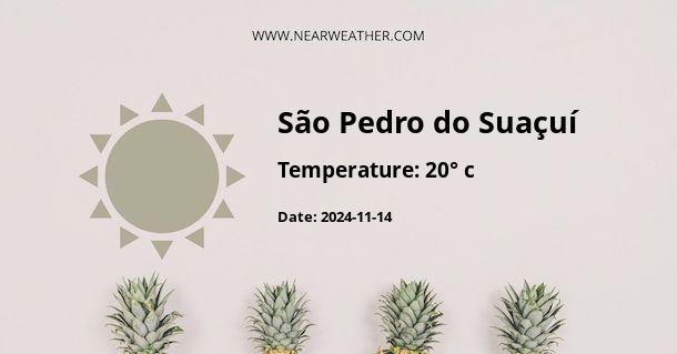 Weather in São Pedro do Suaçuí