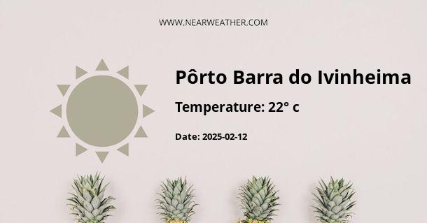 Weather in Pôrto Barra do Ivinheima