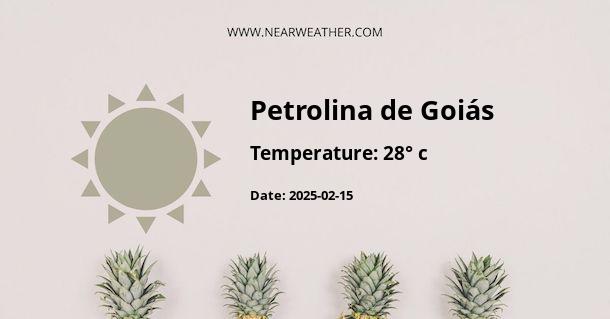 Weather in Petrolina de Goiás