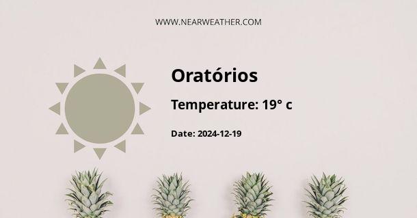 Weather in Oratórios