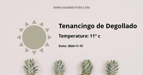 Weather in Tenancingo de Degollado