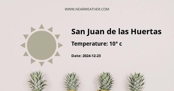 Weather in San Juan de las Huertas