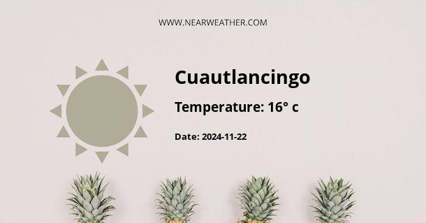 Weather in Cuautlancingo