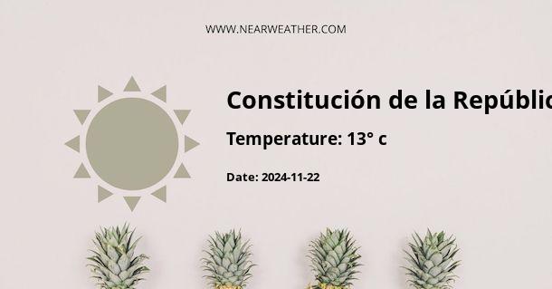 Weather in Constitución de la República