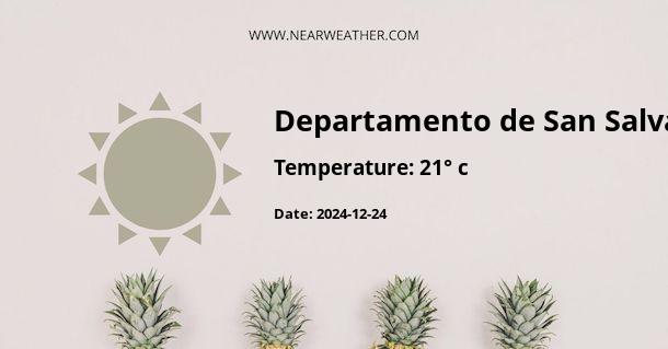 Weather in Departamento de San Salvador