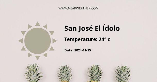 Weather in San José El Ídolo