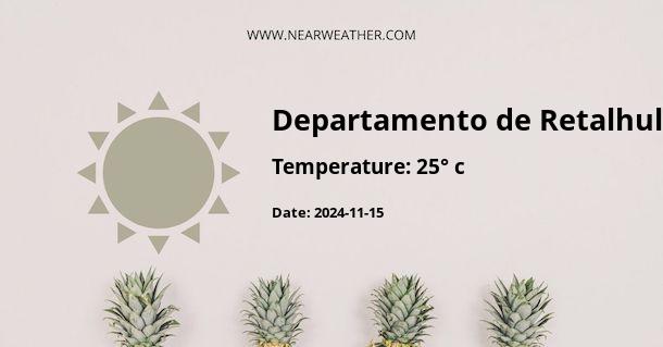 Weather in Departamento de Retalhuleu